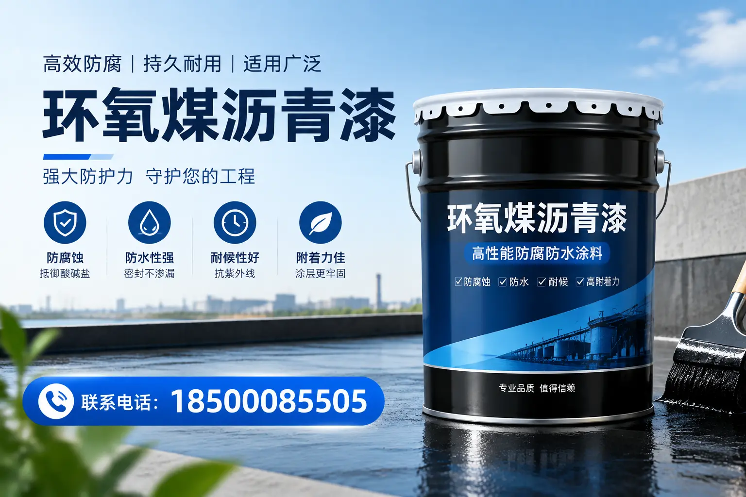 环氧煤沥青漆的施工方法详解,助力锡林郭勒企业高效完成项目