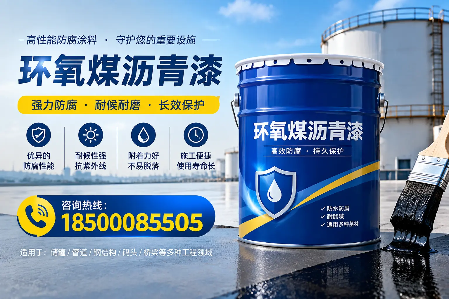 环氧煤沥青漆施工注意事项，确保锡林郭勒项目顺利进行